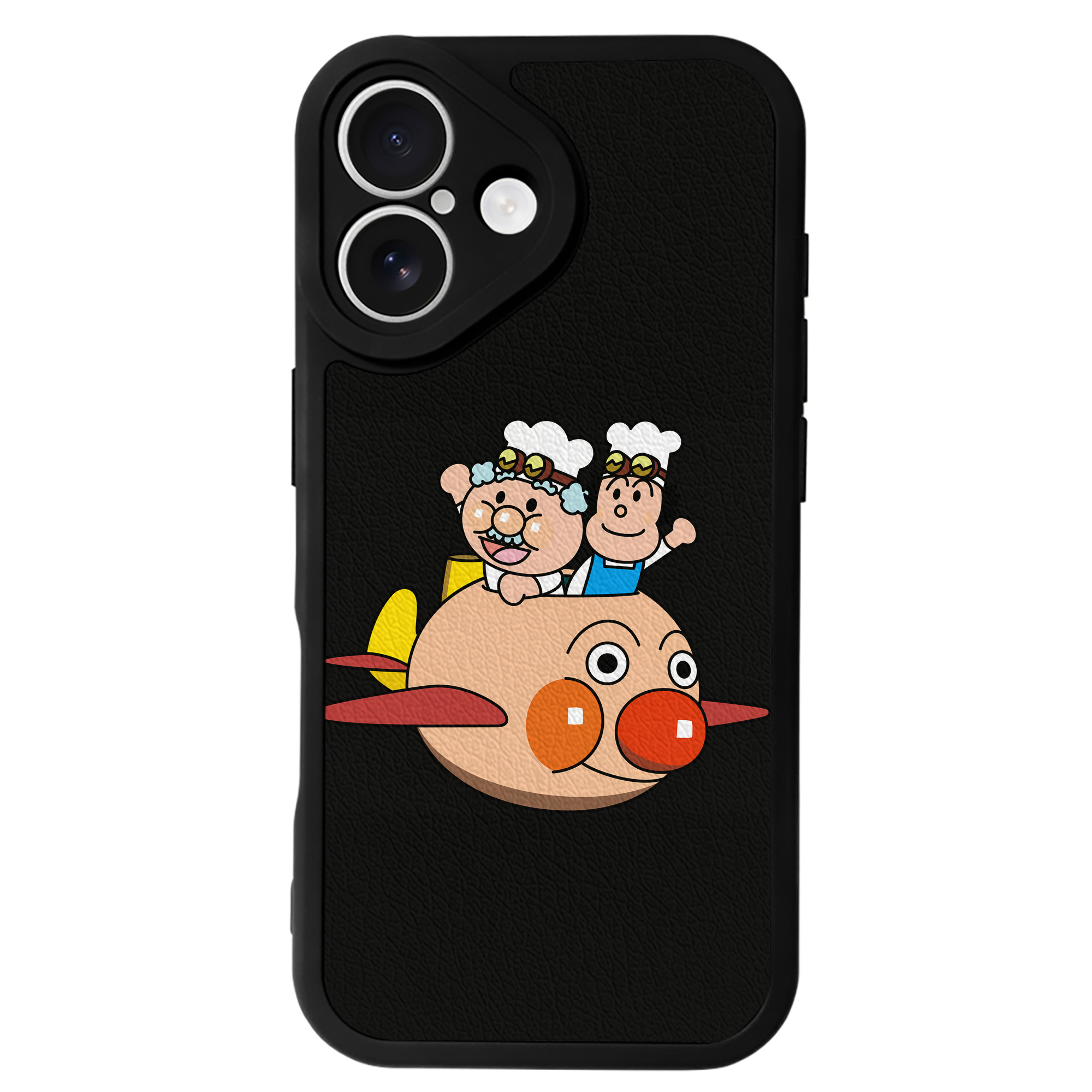 （画像用） アンパンマン Anpanman 【iPhone 16シリーズ対応】シリコンスマホケース（レザー調） 材質：シリコン